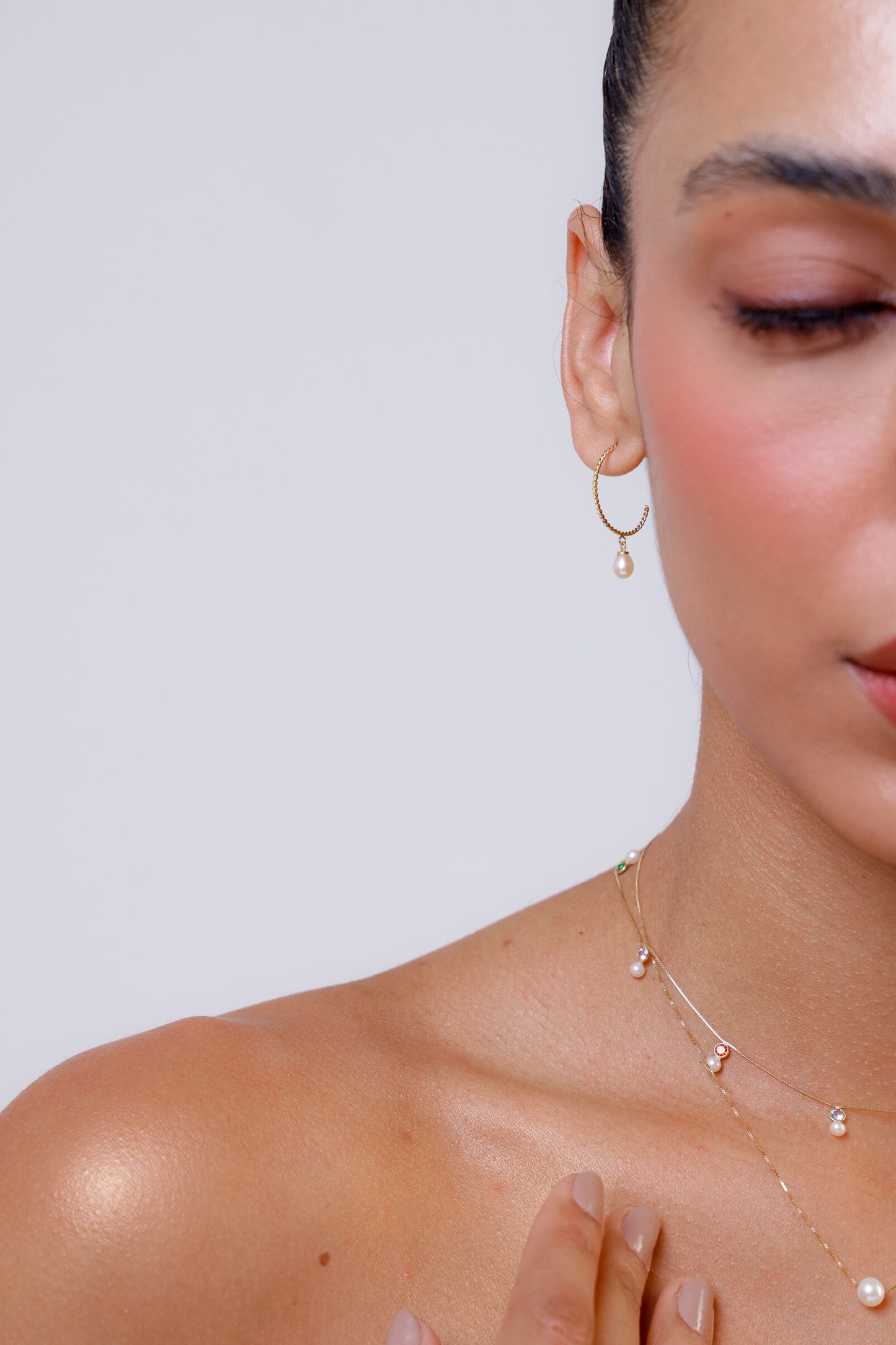 Freshwater Pearl Elegance 18k Yellow Gold
