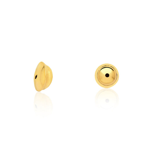 18k Solid Gold Earrings Backs,Push Backs Earring Replacement-Carol Jewelry Only