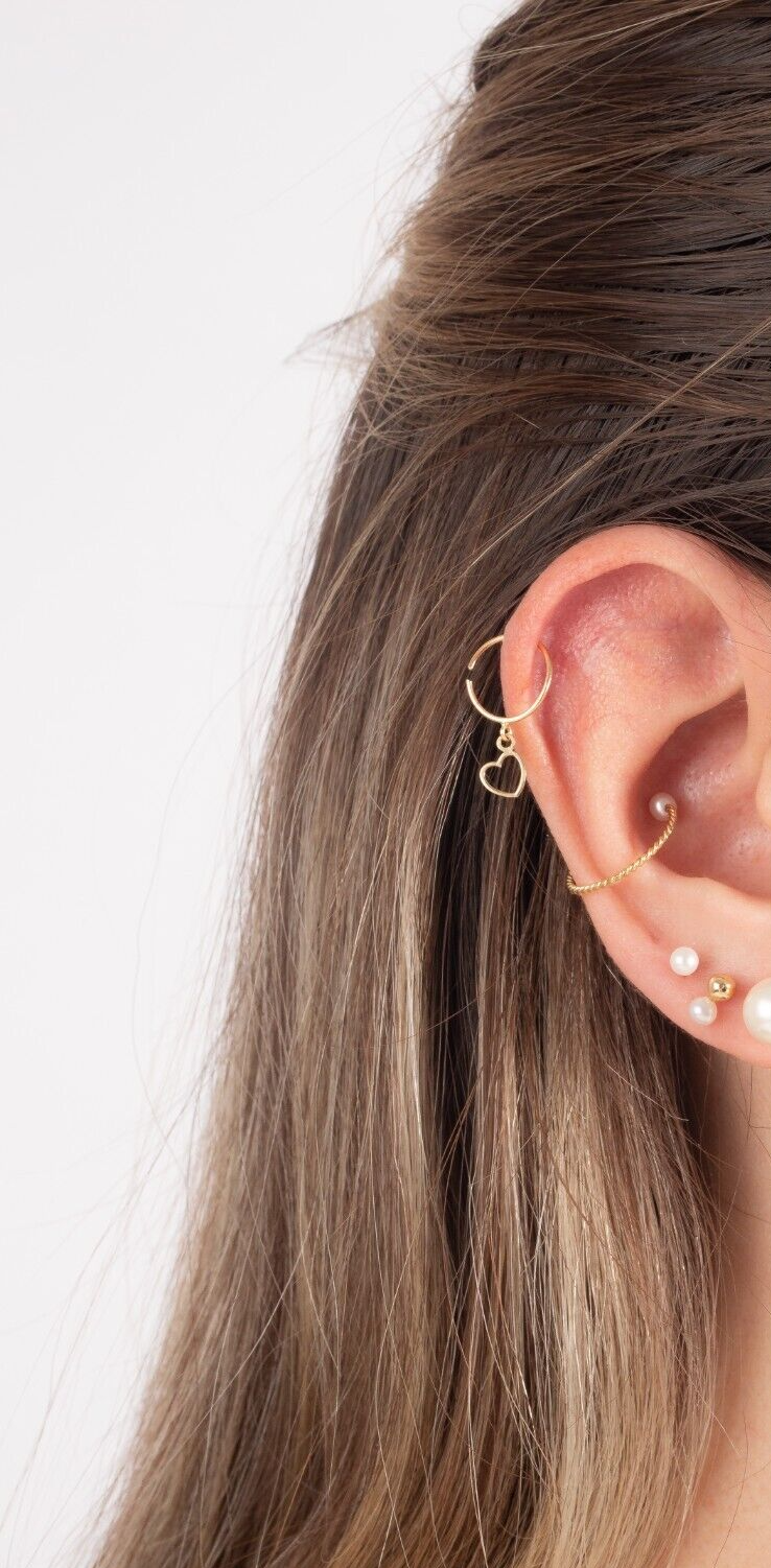 Tiny 14k Solid Yellow Gold Baby Earrings 3mm Freshwater Pearls - Hypoallergenic