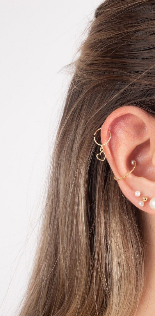 Tiny 14k Solid Yellow Gold Baby Earrings 3mm Freshwater Pearls - Hypoallergenic
