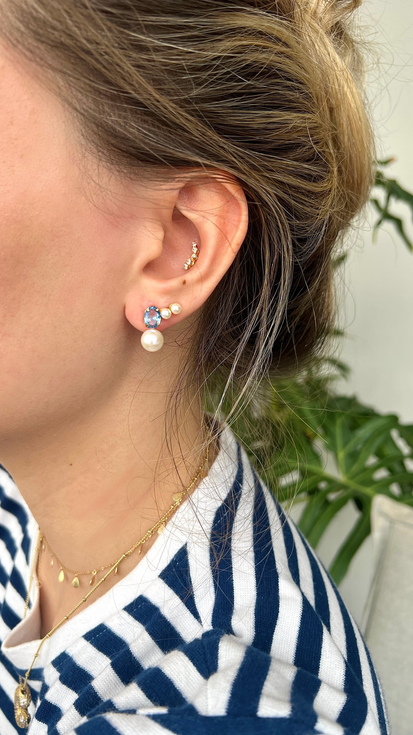 Crafted Inner Helix 18k Piercing