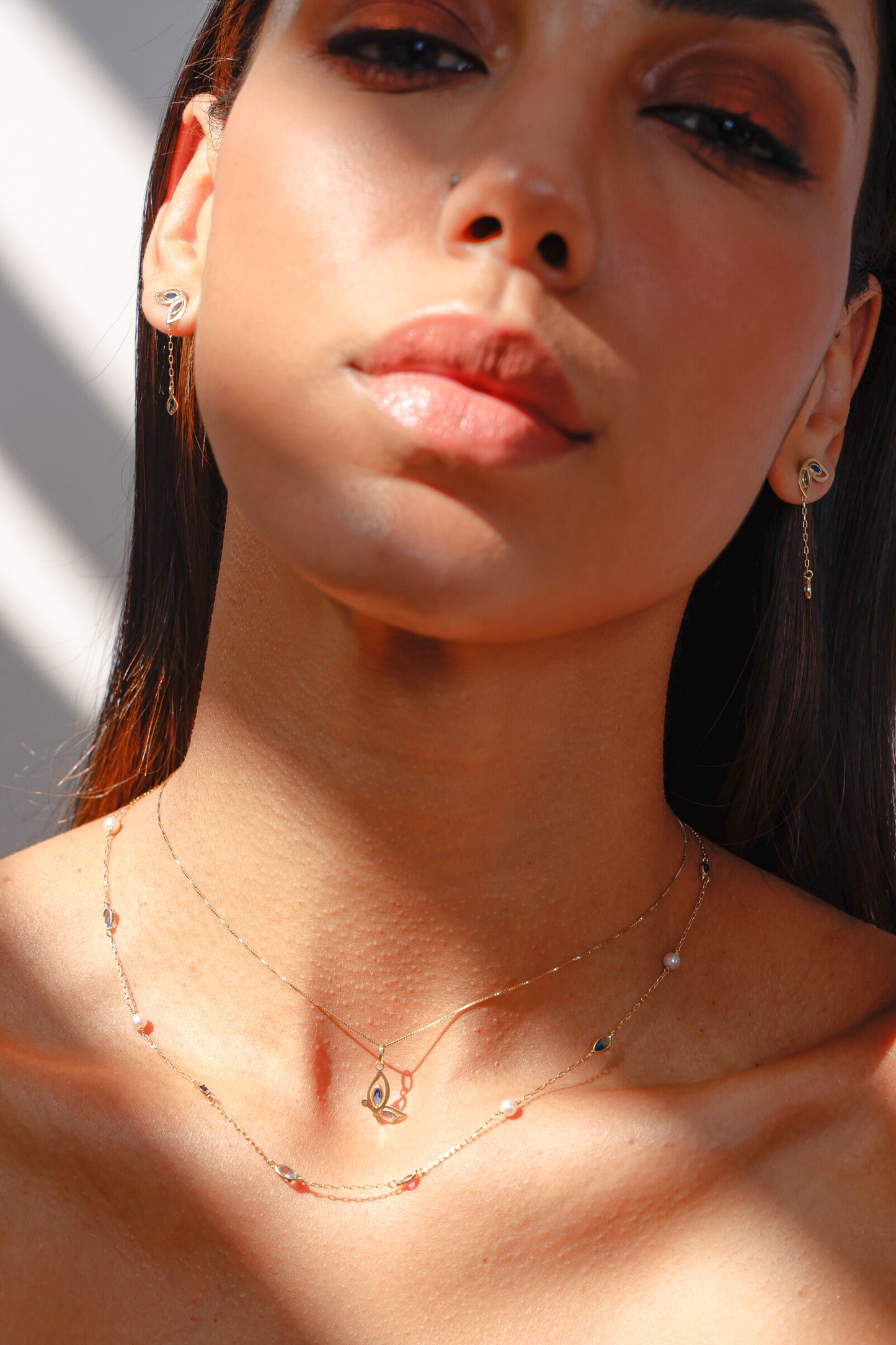 Luxe Butterfly with Cubic Zirconia 18k Earrings