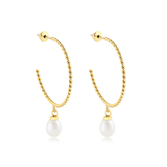 Freshwater Pearl Elegance 18k Yellow Gold