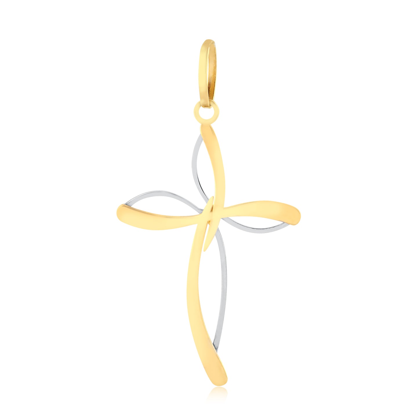 Religious Luxe Cross Sign 18k Pendant