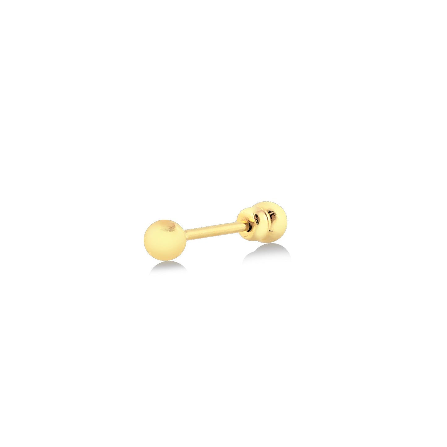 Daily Thread Piercing Ball 3mm 18k Gold