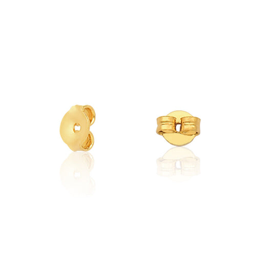 10k Solid Gold Replacement Butterfly Earring Backs (1 Pair)
