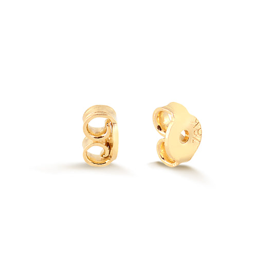 10k Solid Gold Replacement Butterfly Earring Backs (1 Pair)